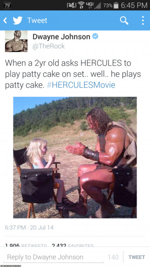 Patty Cake The Rock Hercules