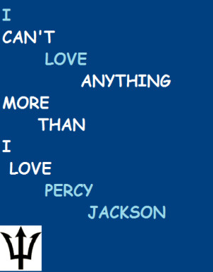 Love Percy Jackson by KidFestus07