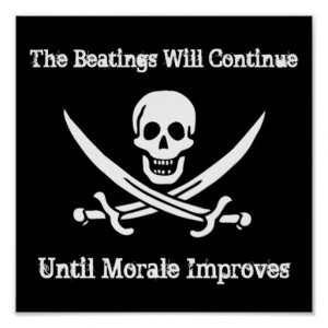 Pirate Morale Booster Poster