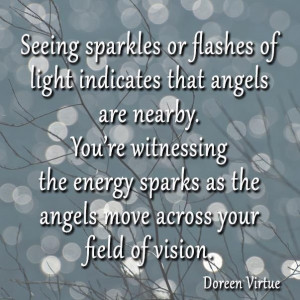 ... Or Flashes Of Light Indicates That Angels Are Nearby - Doreen Virtue