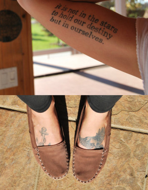 anchor, arm, feet, moccasins, quote, shakespeare, sparrow, tattoo