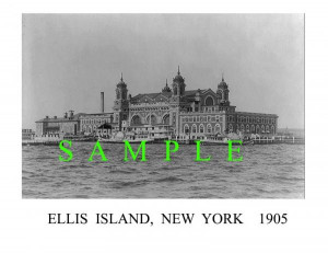 Details about ELLIS ISLAND IMMIGRATION LANDING STATION 1905 PHOTO (C)