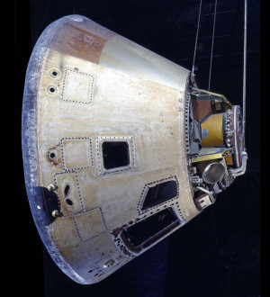This Skylab 4 Command Module launched with astronauts Gerald P. Carr ...