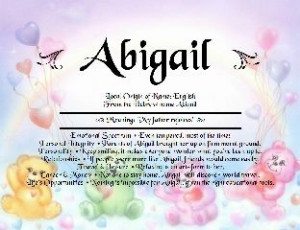 Abigail Name