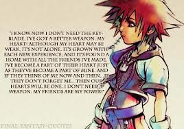 best kingdom hearts quote ever!!!! Sora has to be the most awesome and ...