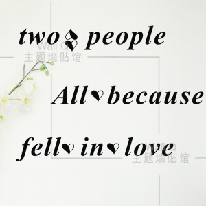 ... love Quotes Wall stickers Restaurant Wall decals Quotes 97*12 CM Free