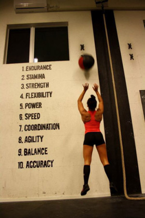 ... , flexibility, power, speed, coordination, agility, balance, accuracy