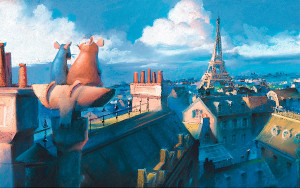 Artes do filme Ratatouille, da Pixar