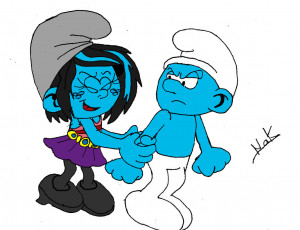 Smurfs Vexy Drawing Image Ddlbsi
