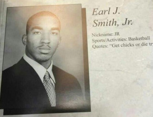 NY Knicks star J.R. Smith's high school yearbook quote: 'Get chicks or ...