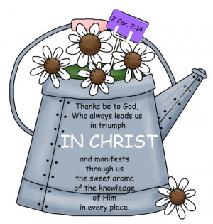 Cute spring flowers clipart and encouraging Bible verses remind the ...