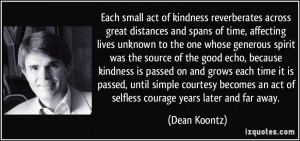 Simple Acts Of Kindness Quotes