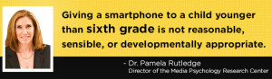 ... , that is a very good reason to have a smartphone,” Rutledge said