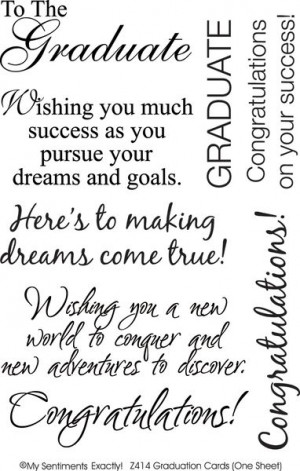 My Sentiments Exactly Rub-Ons-Graduation Cards Supplier