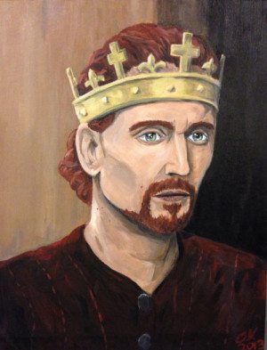 My Painting of Tom Hiddleston as King Henry the fifth