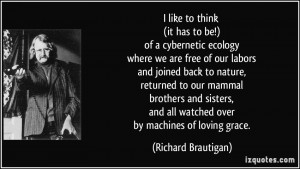 More Richard Brautigan Quotes