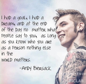 Andy Biersack quote