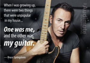 Bruce Springsteen said it right! #music #quotes