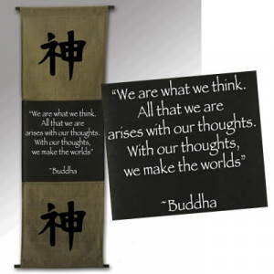 Inspirational Banner, Buddha