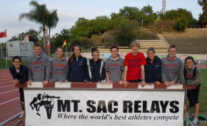 The traveling Spiders for the 2011 Mt SAC Relays...