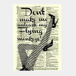 Don't Make Me Get My Flying Monkeys! Funny Wicked Witch Halloween ...