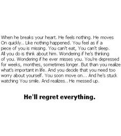 Breakup quote - Click image to find more Other Pinterest pins More
