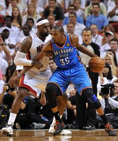 ibaka lebron can t guard kevin durant one on one