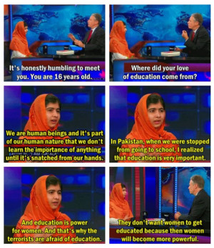 Malala Yousafzai - this girl is seriously amazing and incredibly ...