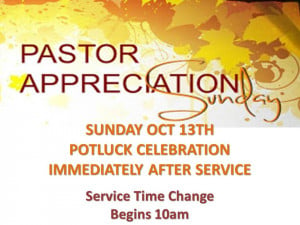Pastor Appreciation Celebration
