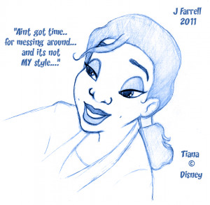 Disney-Tiana Sketch by darkmane
