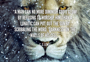... sun by scribbling the word darkness on the walls of his cell c s lewis