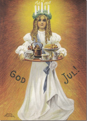 lucia or st lucy s day is one of the very few saint days observed in ...