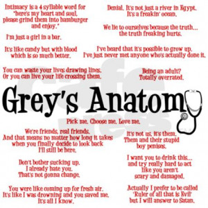 anatomy gifts grey s anatomy quotes greeting card