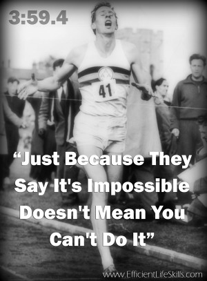 Roger Bannister Breaking The 4 Minute Mile