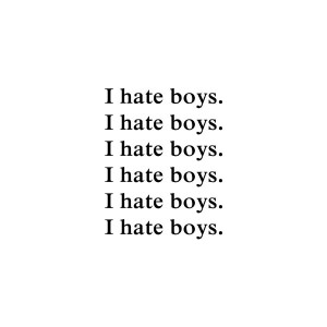 hate boys. liked on Polyvore