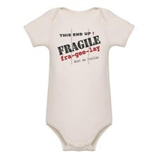 Fra-Gee-Lay Italian Organic Baby Bodysuit for