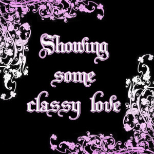 Showing Love Classy Tag Code: