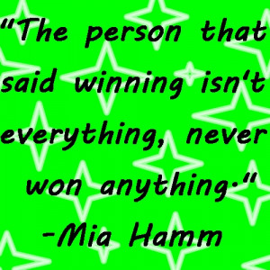 motivational soccer quotes mia hamm