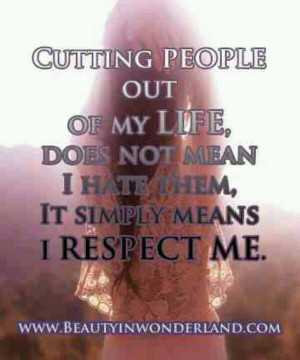Respect myself