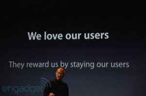 We love our users so much we’ve built 300 Apple retail stores for ...