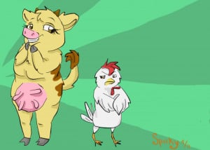 Cow And Chicken Tomwright
