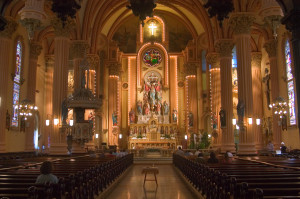 Interior of Saint Mary's Assumption Church. New Orleans, Louisiana ...