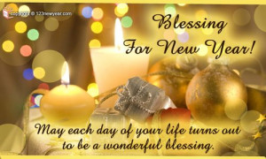 New Year's Day Blessing | Blessing for new year - New Year Greeting ...