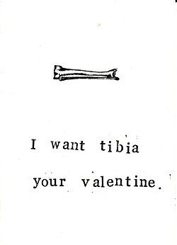 etsy skeleton Anatomy puns valentines medical