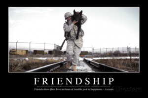 Friendship: Inspirational Quote and Motivational Poster Photographic ...