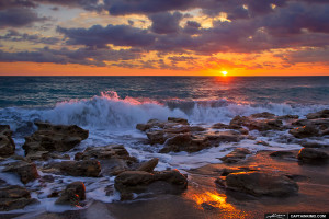 Coral Rock Sunrise at Carlin Park Jupiter Beach Florida