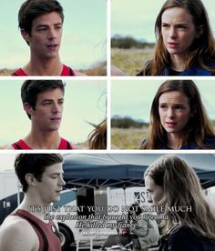 The Flash - Barry Allen and Caitlin Snow