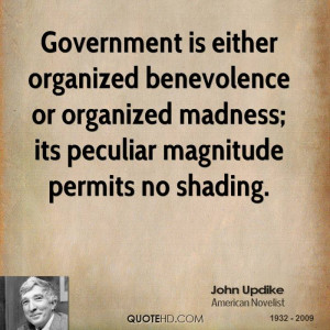 John Updike Government Quotes