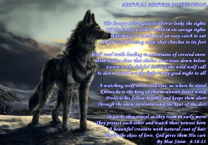NATURAL NATURE OF THE WOLF - Nature Poems
