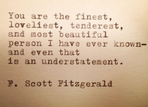 Scott Fitzgerald Framed Typewriter Quote by farmnflea on Etsy, $13 ...